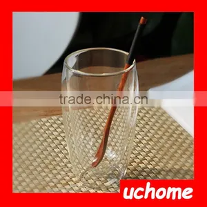 UCHOME Heat Resistant Double Wall Insulated Glass Coffe Cup For Home thumbnail-6