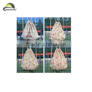 China Supplier Wholesale Cotton Fabric Drawsting Bag thumbnail-2