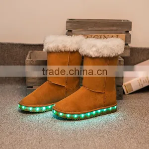 HFR-YS-47 Fashion Slip-on Cotton Fabric Led Luminous Shoes for Ladies thumbnail-2