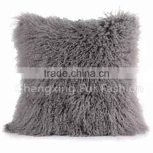 CX-D-04V Lamb Fur Pillow Cases Factory Fashion 100% Competitive Price Cheap Wholesale Pillow thumbnail-2