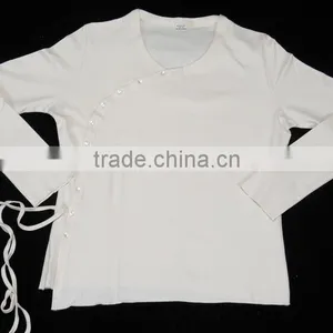 Organic Cotton Wrap Around Maternity Top thumbnail-1