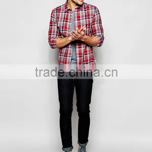 Flannel Check Latest Shirt Designs for Men thumbnail-4
