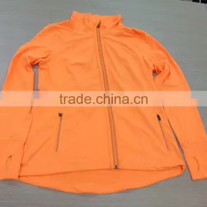 OEM Style High Quality WOMEN WARM ZIPPER POCKET SWEATSHIRT thumbnail-1