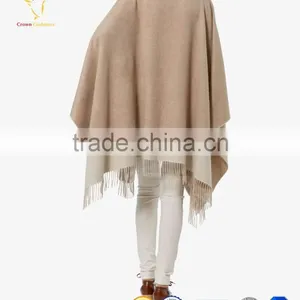 Top Rated No Sleeve Lady 70% Cashmere Wrap Shawl thumbnail-2