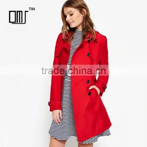 Classically Styled Belle Trench Coat Women Long Winter Windbreaker Jacket thumbnail-1