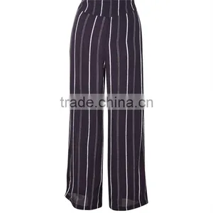 Cool Wide Leg Styling Gallus Womens Long Jumpsuit With Cute Knot thumbnail-6