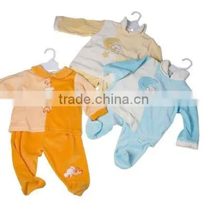 Baby Velour T-shirt and Legging Set/velour Pant Sets/baby Wear Set thumbnail-1