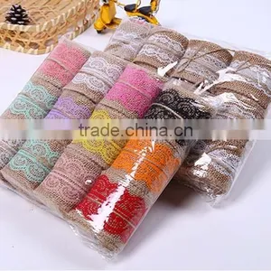 Linen Ribbon/Bud Silk Linen Volume/Linen Lace Band thumbnail-4