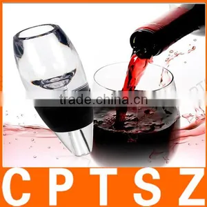 Professional Wine Decanter Set Mini Essential Red Wine Quick Aerator With Filter Stand and Pouch thumbnail-4