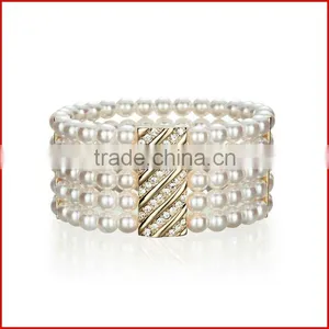 Fshion Imitation Pearl Bracelet M3018 thumbnail-1