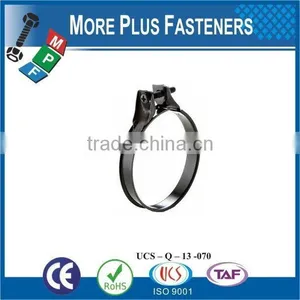 Made in Taiwan Stainless Steel Types of Hose Clamps Small Hose Clamps Oval Shaped thumbnail-1