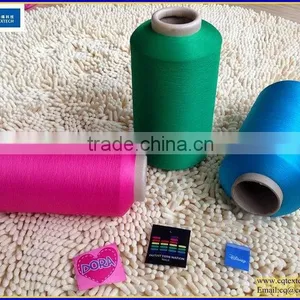 Bright Polyester Colored Weft Yarn 100D/130TPM thumbnail-2