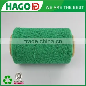 Good Quality Green Open End Recycled Cotton Blended Knitting Socks Yarn thumbnail-3