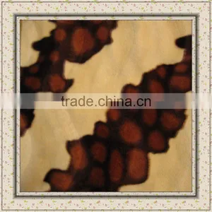 Printed Velboa (short Pile) Velvet/velour Fabric JL-05 thumbnail-1