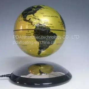 6 Inch Metal Base Ufo Magnetic Floating Globe thumbnail-3