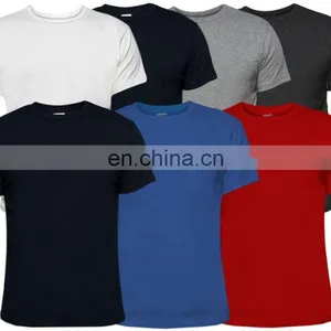 2017 China Manufacturing High Quality Mens 100% Cotton Plain T-shirts thumbnail-2