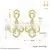 Saudi Gold Earrings Women Jewelry Bead Earrings for Wholesale thumbnail-6