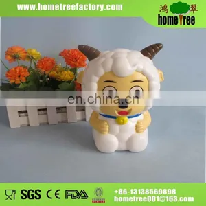 Plastic Carton Sheep Xiyangyang Bank Coin thumbnail-1