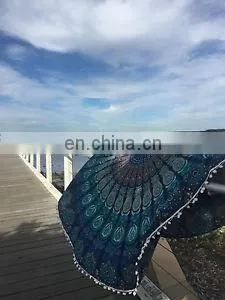 Indian Round Mandala Tapestry Wall Hanging Hippie Beach Throw Towel Yoga Mat thumbnail-1