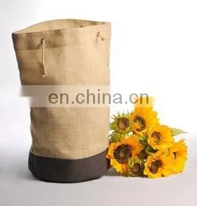 Jute Bag, Jute Drawstring Bag thumbnail-1