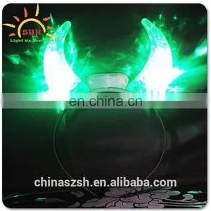 Best Sale Cheap Led Flashing Hairband/LED Ox Horn Hair Band With High Quality/LED Hairband for Party and Events Supplies thumbnail-4