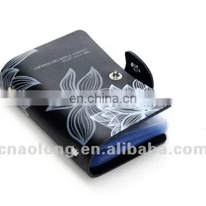 2014 Fashion Design Genuine Leather Playing Card Holder thumbnail-1