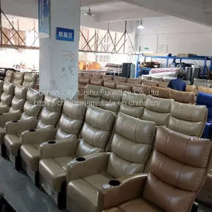 Modern Style Confortable Reclining Movie Cinema Sofa thumbnail-3