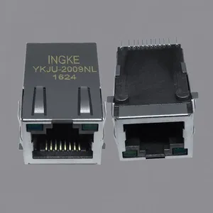 YKJU-2009NL HR961160C SMT 10/100 Base-T, AutoMDIX RJ45 Jacks With Magnetics thumbnail-1