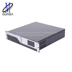 2u LCD Rack Mount Computer Case Micro Atx Server Chassis thumbnail-1