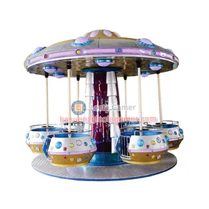 Zhongshan Amusement Park Equipment Kids Rides Swing Flying Chair 18 Seat UFO Flying Chair for Sale, Kiddie Rides, Earn m thumbnail-2