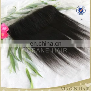 Wholesale Virgin Brazilain Hair Brazilian Lace Front Closure 4x13 120 Density thumbnail-6