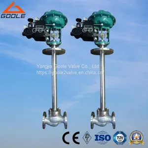 Low Temperature Pneumatic Globe Control Valve / With Extended Stem thumbnail-1