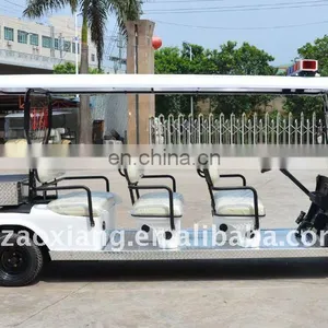 AGM BATTERY Power New Electric Shuttle Bus for Sale With 4.4KW 48V Motor thumbnail-5