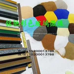 Epoxy - Added Glass Beads - Epoxy Resin for Special Glass Beads Floor Caulk Colored Glass Beads thumbnail-5
