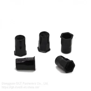 Flat Head Half Hex Closed End Blind Rivet Nut thumbnail-4