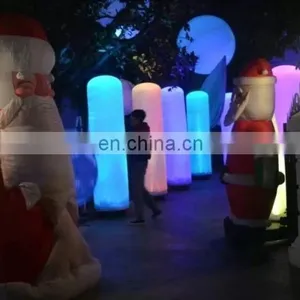 Promotional Night Events Decoration Color Changing Inflatable Led Lighting Pillar Inflatable Column thumbnail-6