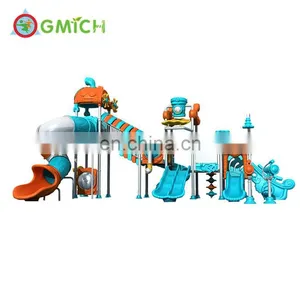 Best Product Adult Children Water Park Equipment Fiberglass Playground Slides for JMQ-18163A thumbnail-6