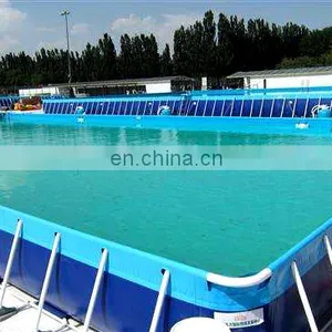 Customized Large Size Inflatable Steel Frame Swimming Water Pool thumbnail-4