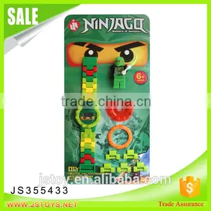 JSTOYS Funny Plastic Building Block Electronic Watch With Minifigures for Kids thumbnail-6