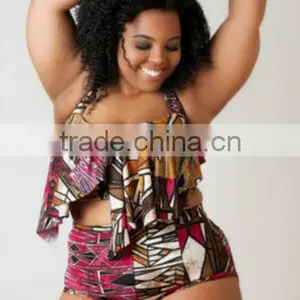 New Arrived Swimwear Bikinis Cheap Fat Lady Sexy Indian Style Bikini thumbnail-4