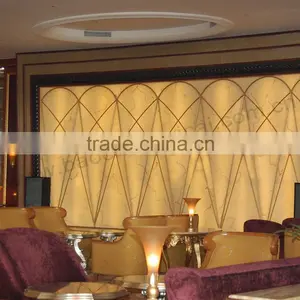 New Product Customized Hotel Wall Partition Translucent Resin Panel thumbnail-6