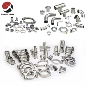 Lost Wax Casting Stainless Steel 304 316 Single Hinge Heavy Duty Coupling/joint/hose/exhaust Clamp China Manufacturer Plumbing Fitting Pipe Clamp thumbnail-1