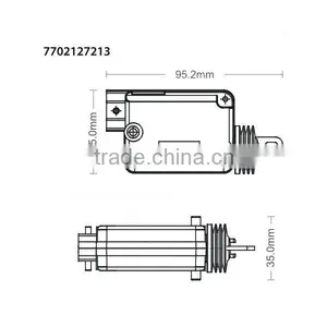Renault Car Central Lock Actuator thumbnail-4