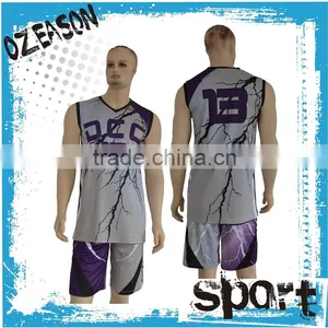 Best Quality Youth Reversible Basketball Jerseys/uniforms for Team Wholesale thumbnail-1