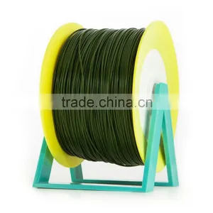 Pla 3d Printer Material Dark Green Filament With the New Spool Convertible Into a Coat Hanger. Spool Holder Included. thumbnail-2