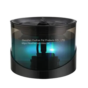 Euufree 2.2L Transparent Design Pet Water Fountain thumbnail-1