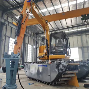 Amphibious Swamp Buggy Excavator With Dredging Pump Excavator Floating thumbnail-3