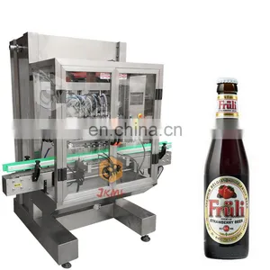 Automatic Liquid Glass Bottle Sparkling Drink Mango Juice Beer Bottle Filling Machine thumbnail-1
