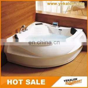 On Sale Good Design Acrylic Material Freestanding Corner Whirlpool Massage Bathtub Portable Bathtub For Adults thumbnail-5