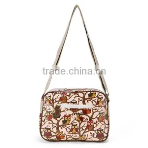 Fashion Owl Woman Shoulder Bag PVC Coated Canvas Woman Shoulder Bag thumbnail-6